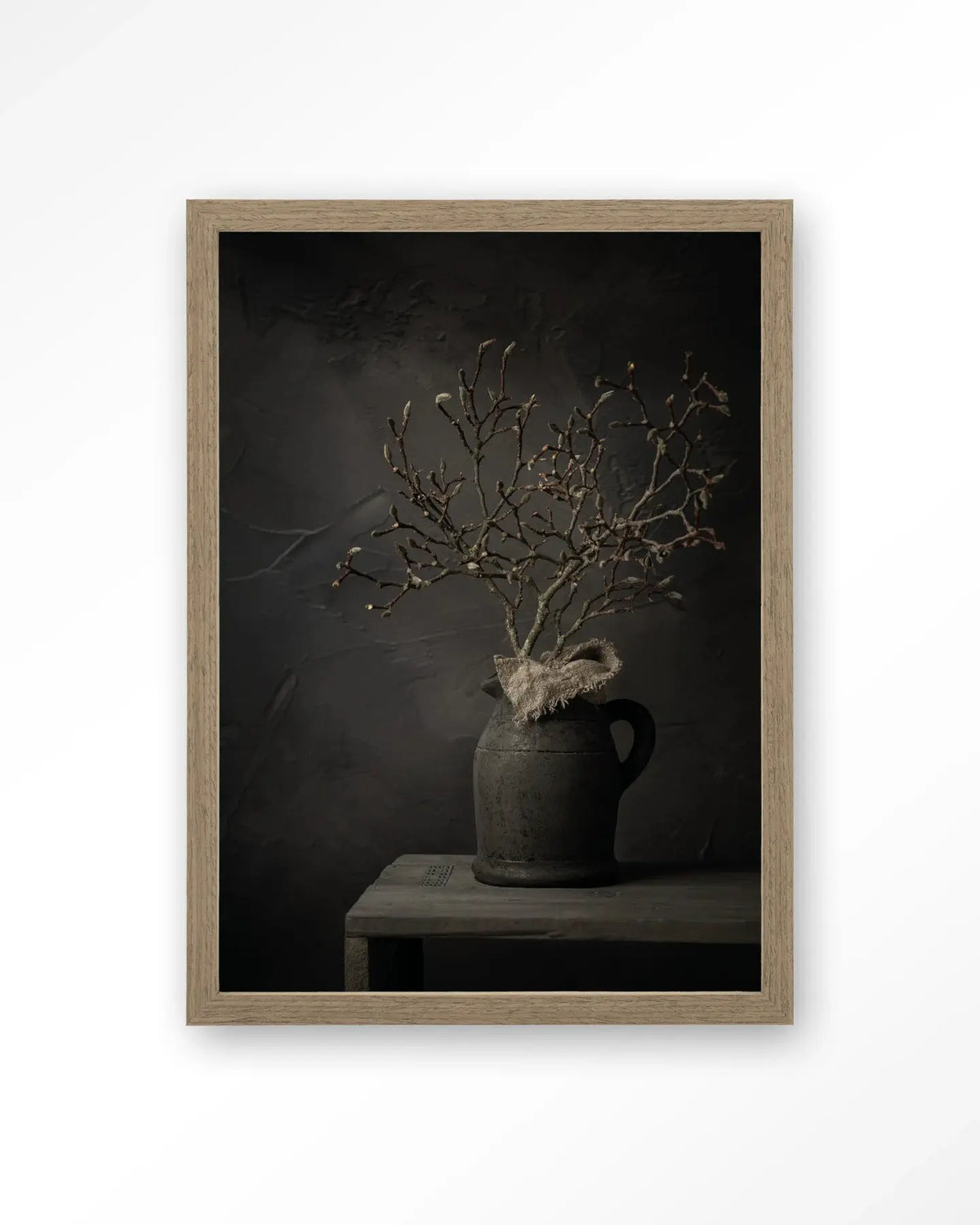 Rustic Magnolia Branch - Moderne Wanddecoratie | Artprint, Glass Art & Wandkleed by Urban Cotton