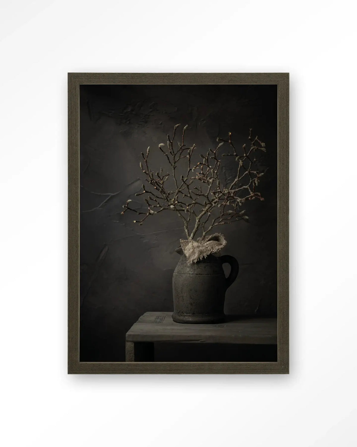 Rustic Magnolia Branch - Moderne Wanddecoratie | Artprint, Glass Art & Wandkleed by Urban Cotton