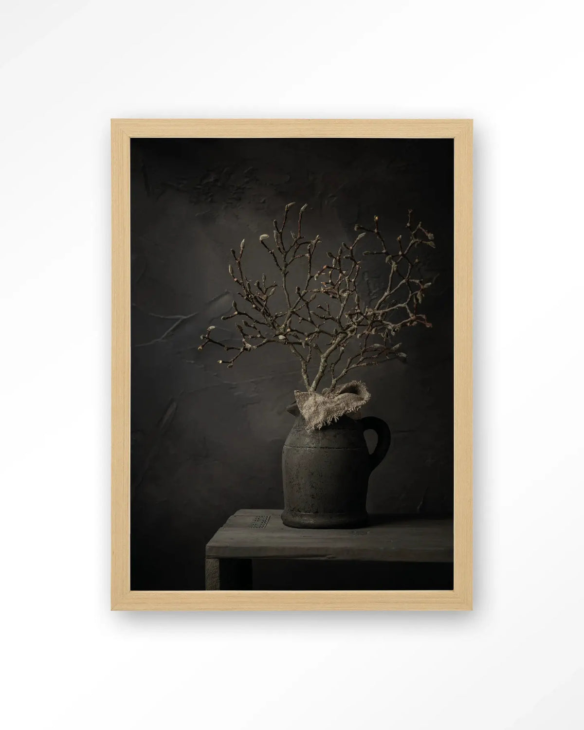 Rustic Magnolia Branch - Moderne Wanddecoratie | Artprint, Glass Art & Wandkleed by Urban Cotton