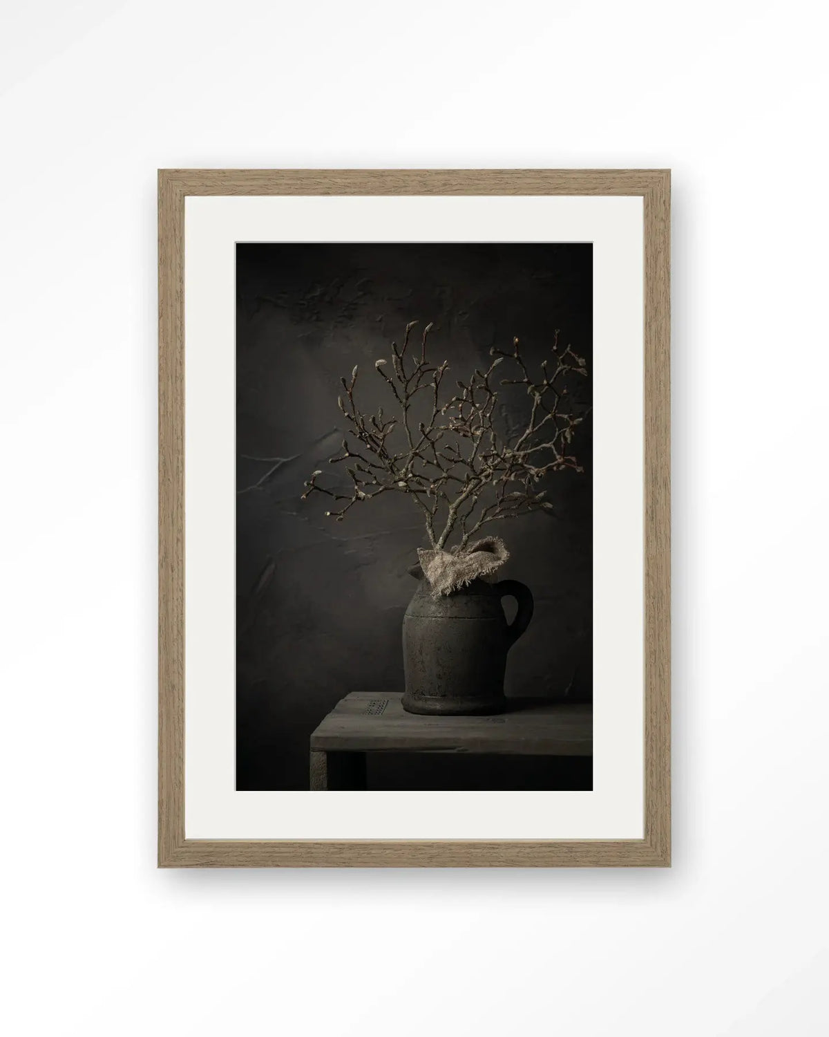 Rustic Magnolia Branch - Moderne Wanddecoratie | Artprint, Glass Art & Wandkleed by Urban Cotton