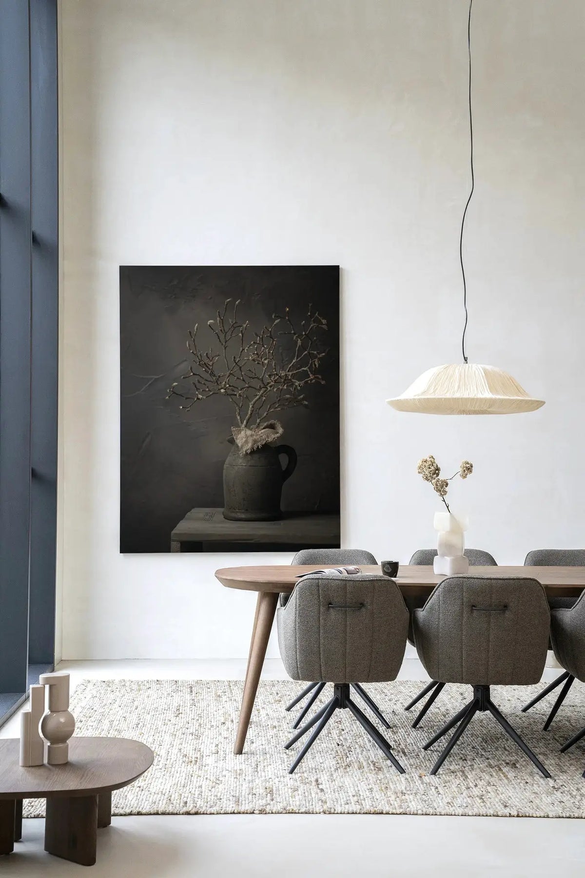 Rustic Magnolia Branch - Moderne Wanddecoratie | Artprint, Glass Art & Wandkleed by Urban Cotton