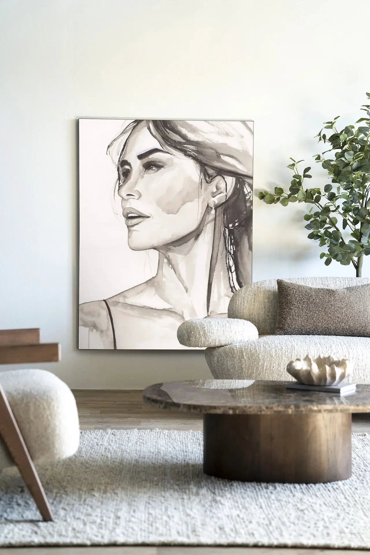 Conscious Woman - Moderne Wanddecoratie | Artprint, Glass Art & Wandkleed by Urban Cotton