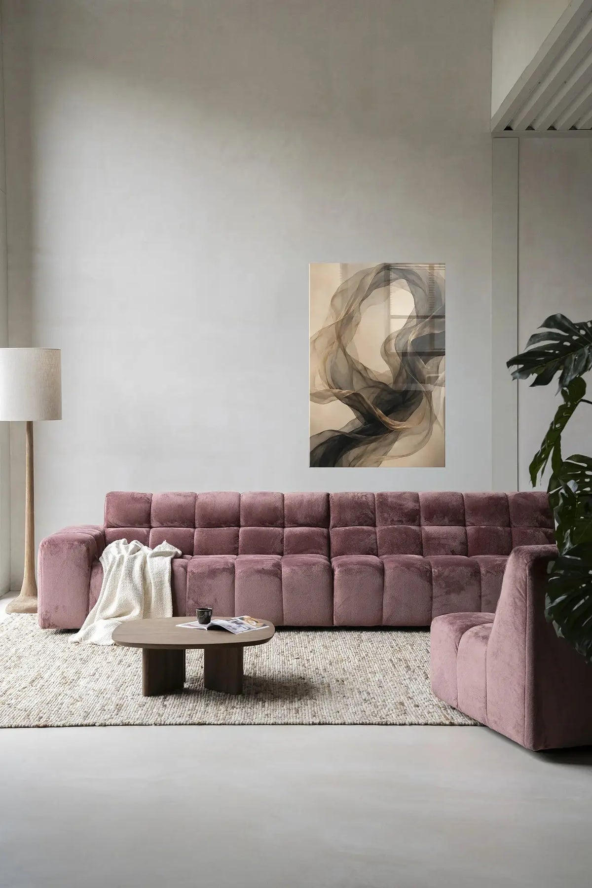 Organic Flow - Moderne Wanddecoratie | Artprint, Glass Art & Wandkleed by Urban Cotton