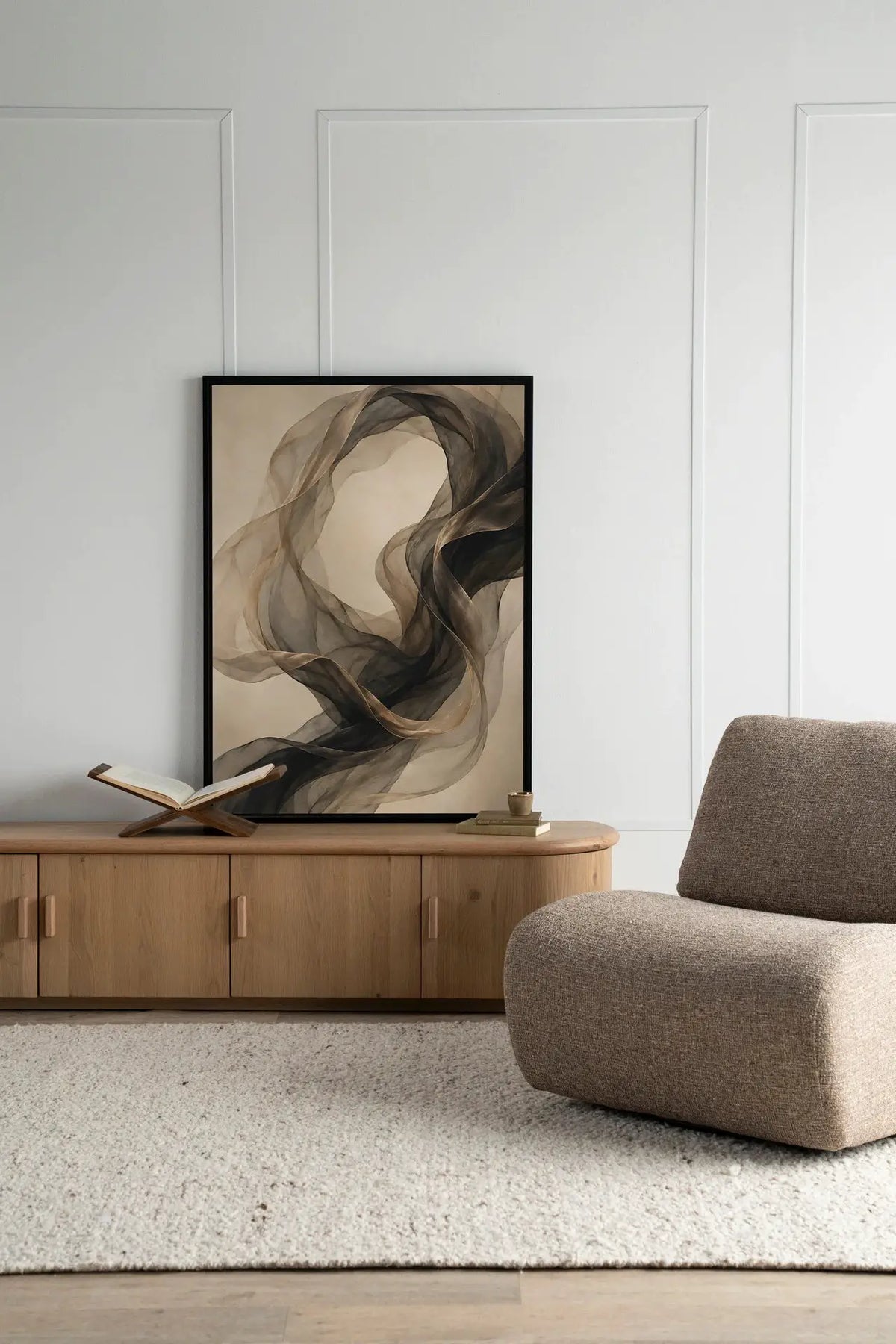 Organic Flow - Moderne Wanddecoratie | Artprint, Glass Art & Wandkleed by Urban Cotton