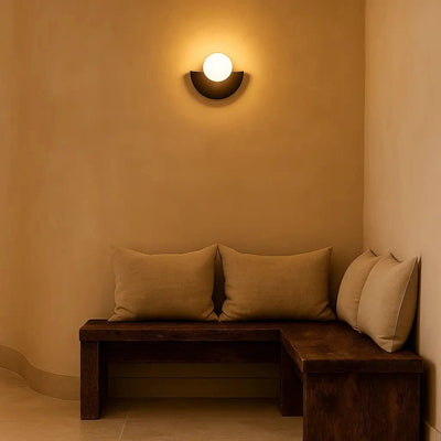 Wandlamp Oplaadbaar Kane zwarte by Tavellio - Amsterdam