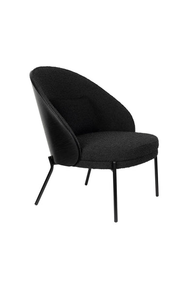 Fauteuil Rodin Boucle Black by Dutchbone