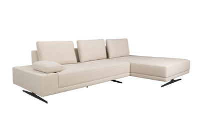 Bankstel Shelly Off-White Right Chaise Longue by Dutchbone