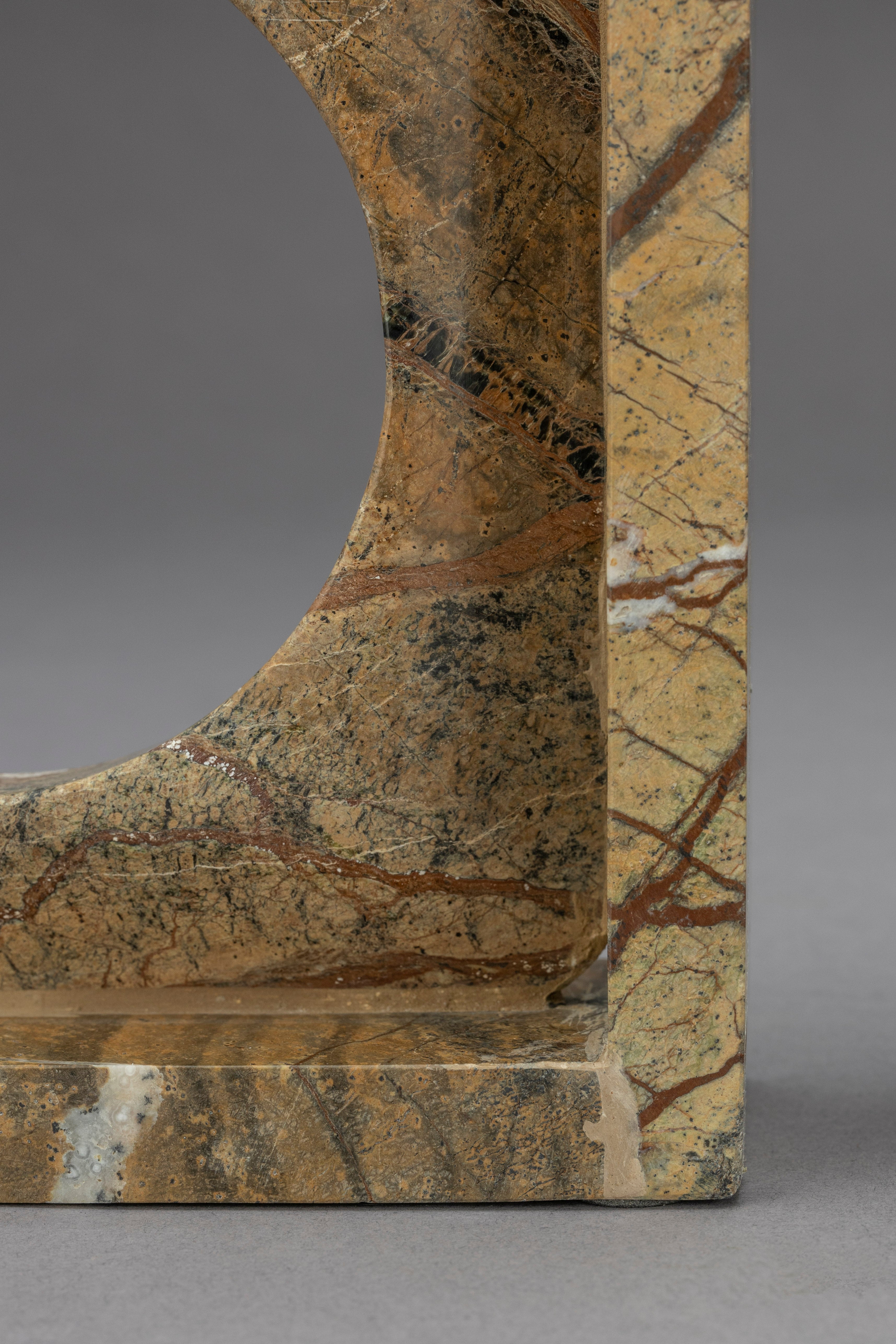 Book End Satpura Brown Marble (Set of 2)