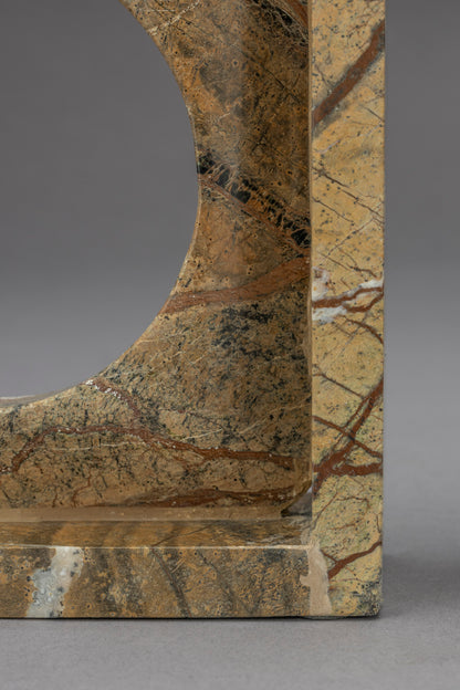 Book End Satpura Brown Marble (Set of 2)