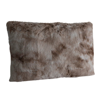 Linde Beige Faux Fur Rechthoekig by PTMD