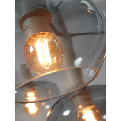 Hanglamp Bologna - Grijs - 43x43x34cm