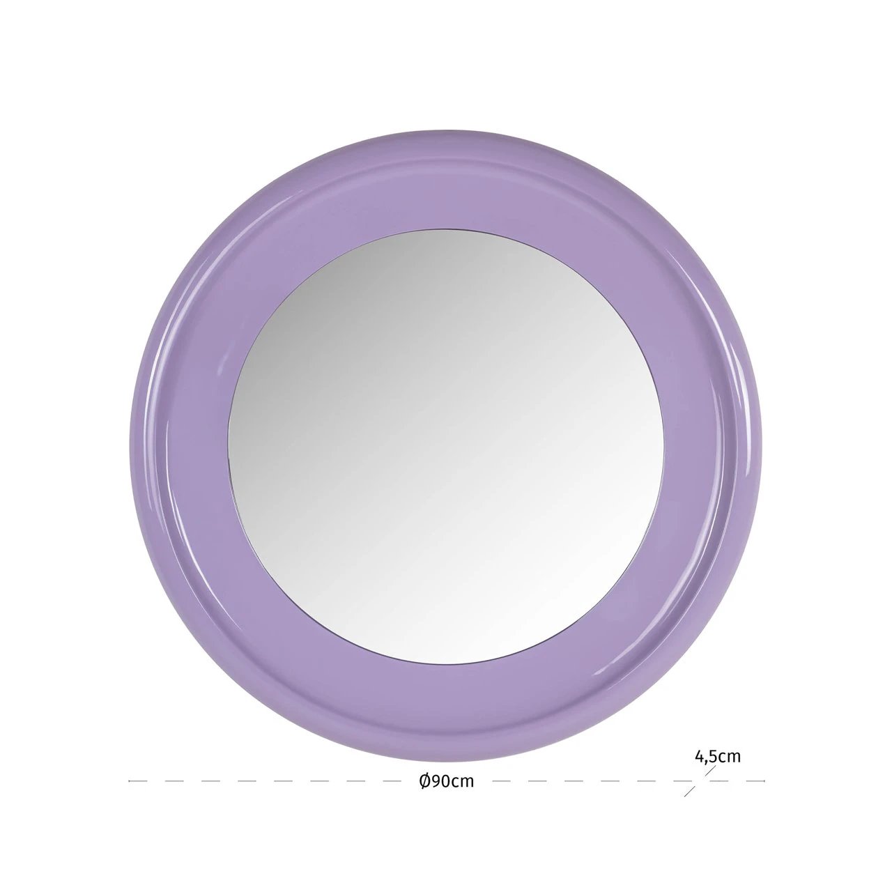 Spiegel Blissey paars Ø90cm by Richmond Interiors