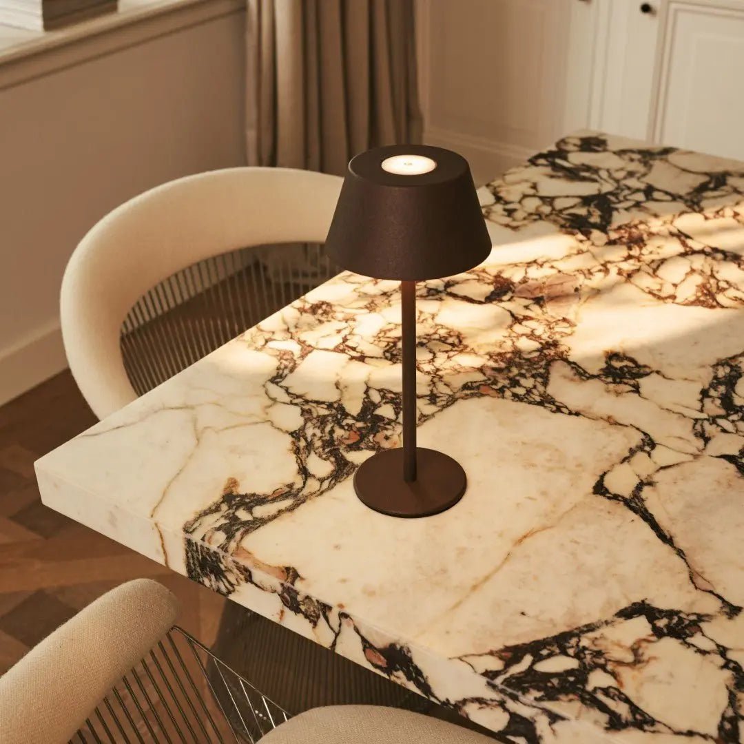 Tafellamp oplaadbaar Milou Mocha Brown