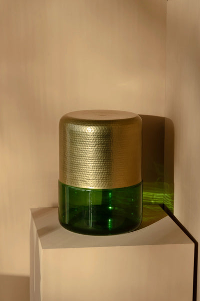 Bijzettafel Cave Green by Dutchbone