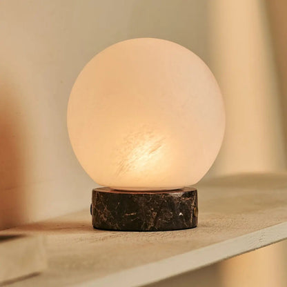 Tafellamp oplaadbaar Heem Brown/Emperador Dark