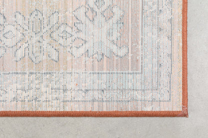 Carpet Mahal Blue/Brick 200x300