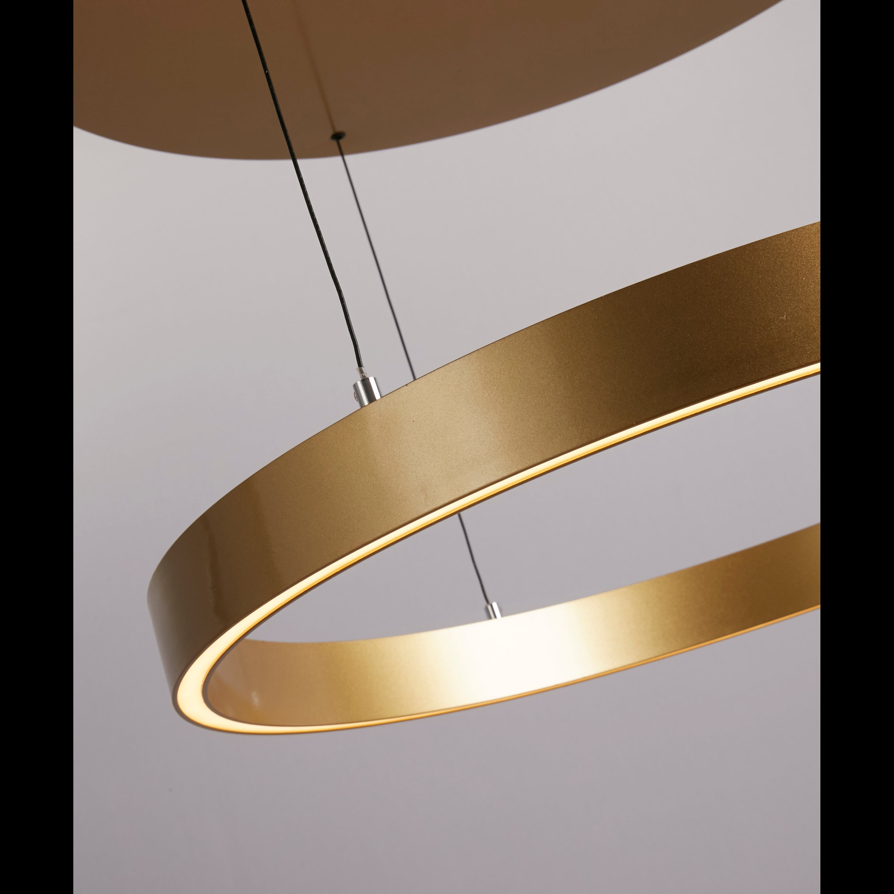 Layla Gesture Control Pendant - Gold Metal & Opal Acrylic
