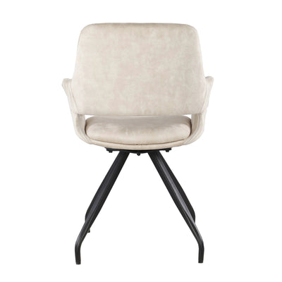 Capp Beige Fluweel (set van 2) by Livingfurn