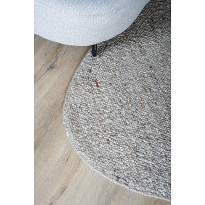 Vloerkleed Stone Donker Beige - Kiezelvormig 160 x 230 cm