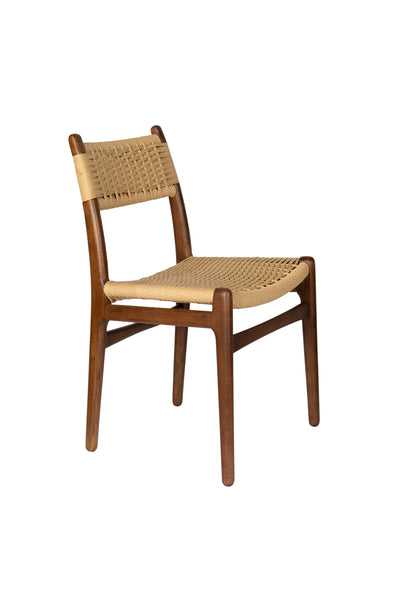 Eetkamerstoel Cecile Walnut by Dutchbone