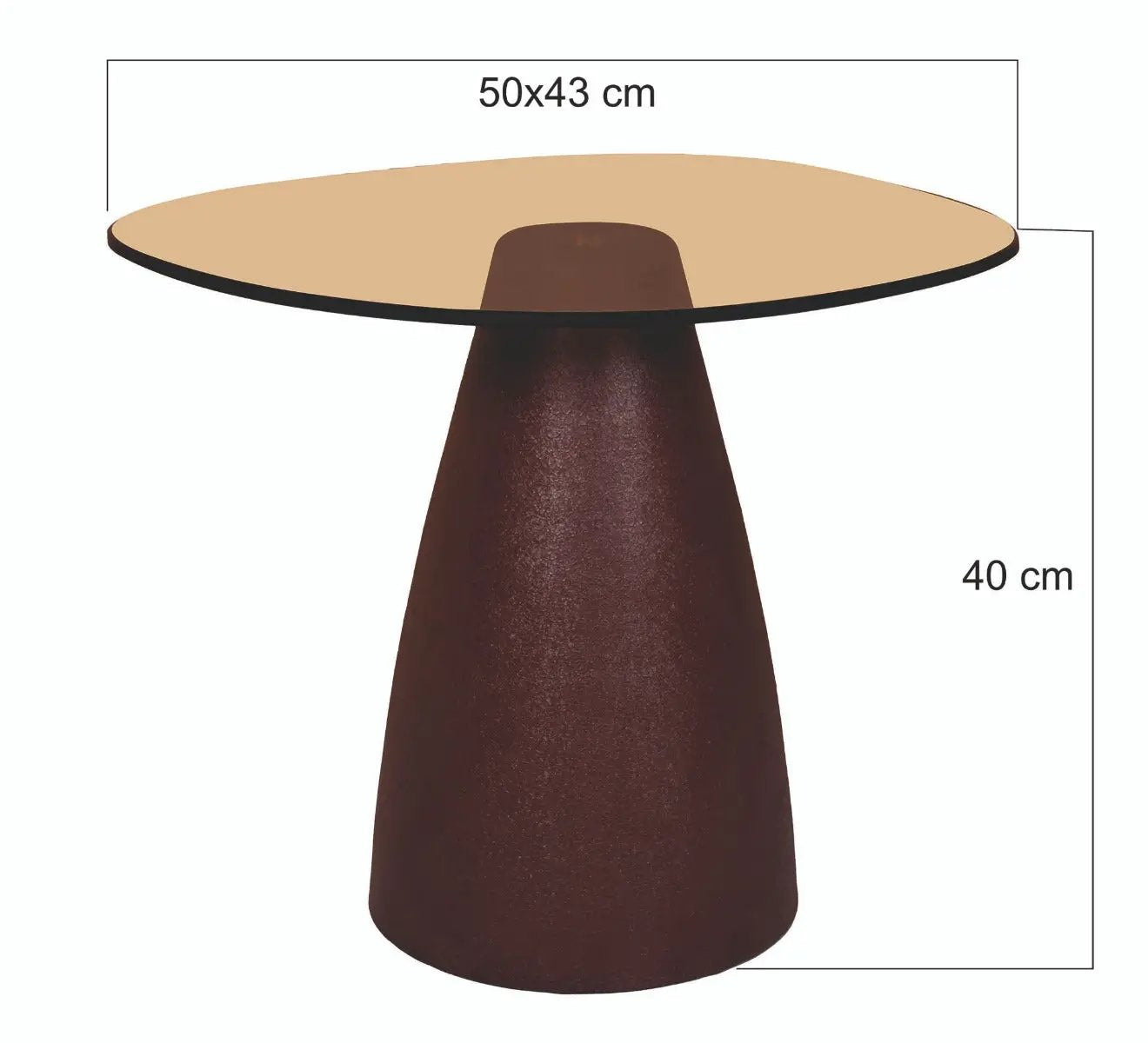 Brix Mylon bordeaux 50 cm by Brix