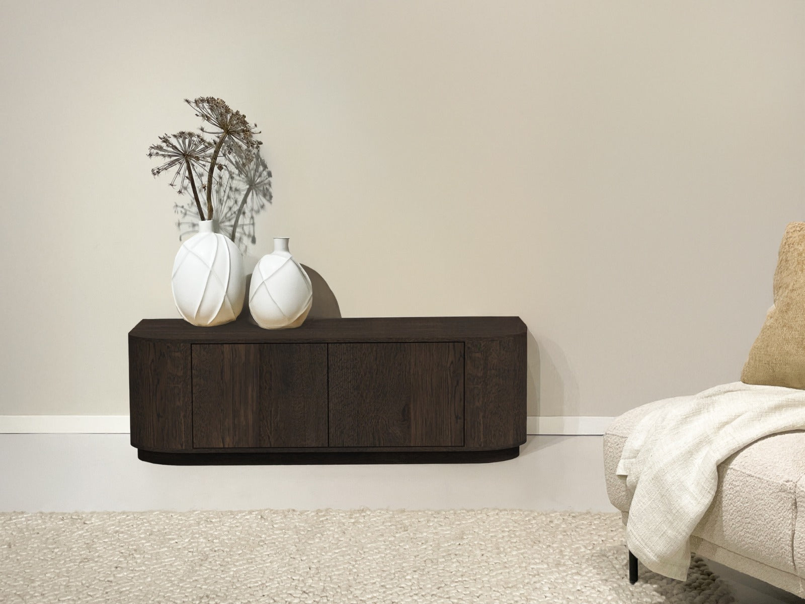 Tv Meubel Novero Espresso 140cm