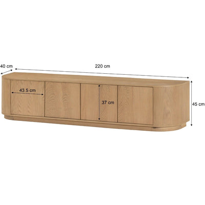 TV-meubel Novero 220cm by Livingfurn