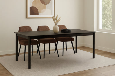 Eettafel Tobago Espresso 220cm by Livingfurn