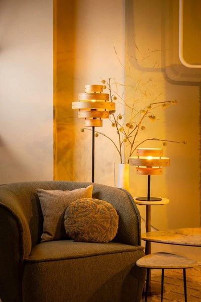 Vloerlamp Oaknut 5 rings by ETH