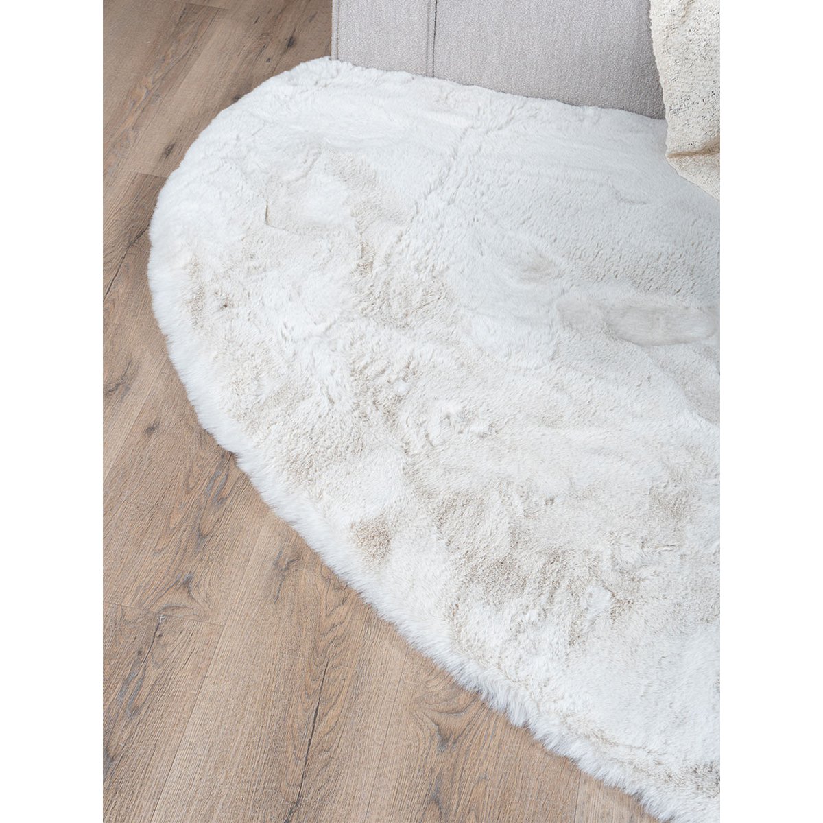 Vloerkleed Morbido Ivory - Kiezelvormig 200 x 280 cm