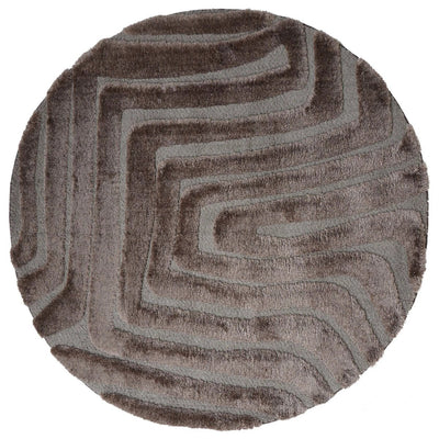 Vloerkleed Lima Bruin Rond ø160 cm by Veer Carpets