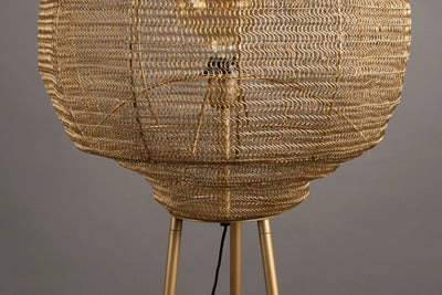 Vloerlamp Meezan Gold by Dutchbone