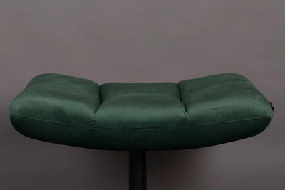 Poef Bar Velvet Green by Dutchbone