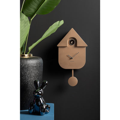 Wandklok Moderne Koekoek Metallic Goud by Karlsson