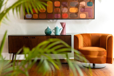 Fauteuil Flower Orange by Dutchbone