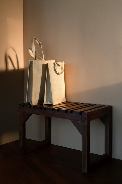 Wandbank Jakub Walnut by Dutchbone