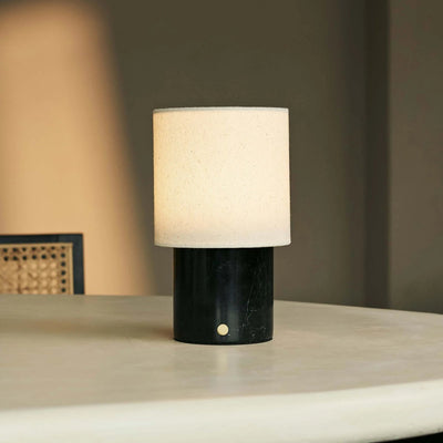 Tafellamp oplaadbaar Dou Black/Nero Marquina by Tavellio - Amsterdam