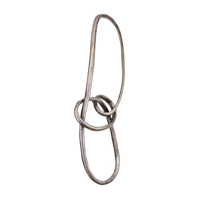 Wun Nikkel Gegoten Aluminium Knoop Wanddecoratie by PTMD