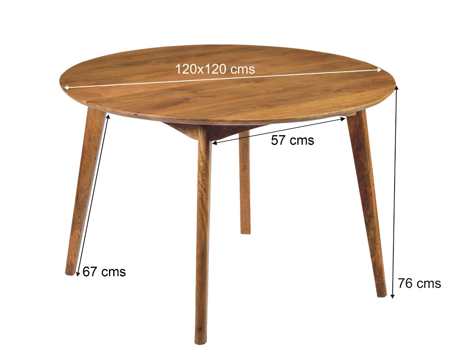Eettafel Elias Rond 120cm