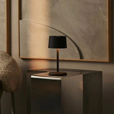 Tafellamp oplaadbaar David Mokkabruin 2 in 1 met verstelbare hoogte by Tavellio - Amsterdam