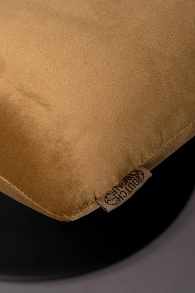 Poef Bar Velvet Golden Brown by Dutchbone