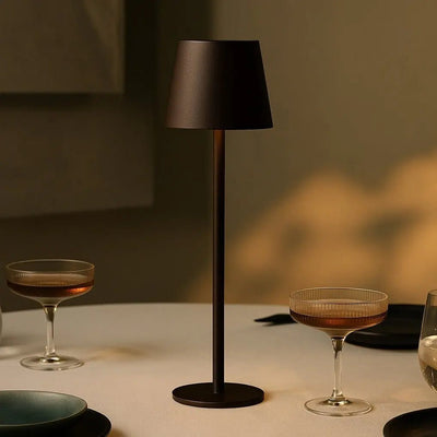 Tafellamp oplaadbaar Jasper Mokkabruin by Tavellio - Amsterdam