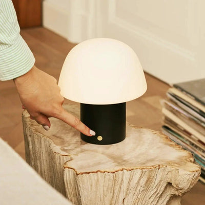 Tafellamp oplaadbaar Yannick zwart by Tavellio - Amsterdam