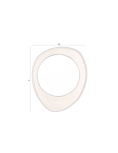 Mirror Aren Wood Black M