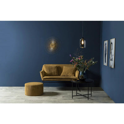 Wandklok Pioen Groot Goud by Karlsson