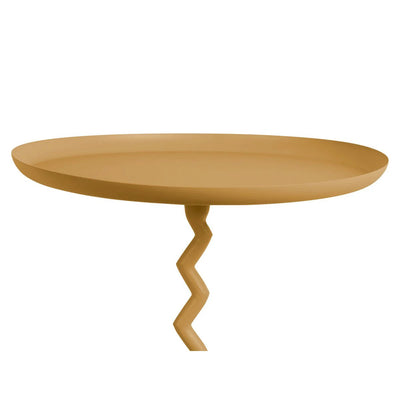 Bijzettafel Zig Zag Medium Geel by Leitmotiv