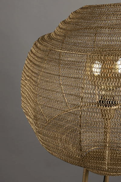 Vloerlamp Meezan Gold by Dutchbone