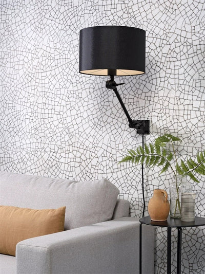 Wandlamp Amsterdam - Zwart/Zwart - 65x32x45cm by it's about RoMi