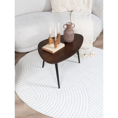 Vloerkleed Ella Cream Rond ø200 cm by Veer Carpets