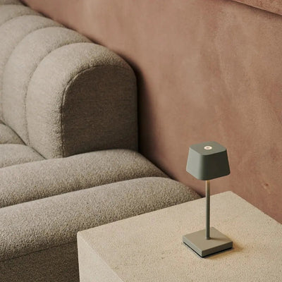 Tafellamp oplaadbaar Sarphati Mini Schaduwgrijs by Tavellio - Amsterdam